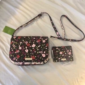 NWT Kate Spade Laurel Way Boho Bag and Wallet Set